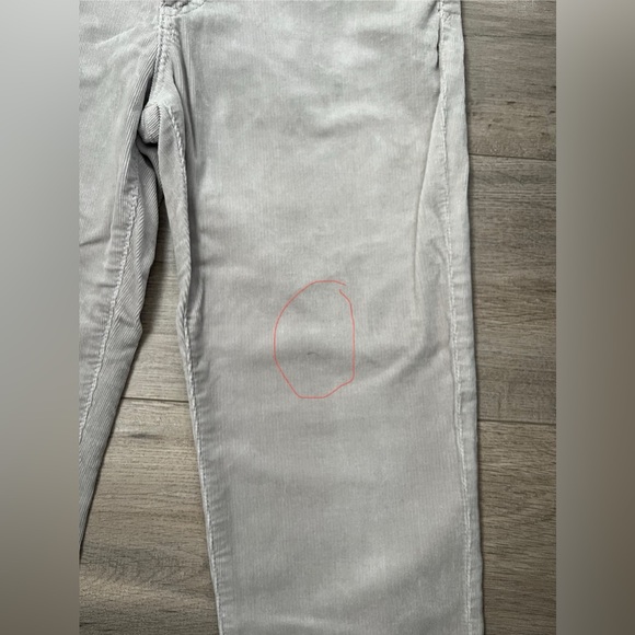 AG Adriano Goldschmied the Stilt cigarette leg corduroy pants in beige - Picture 11 of 11